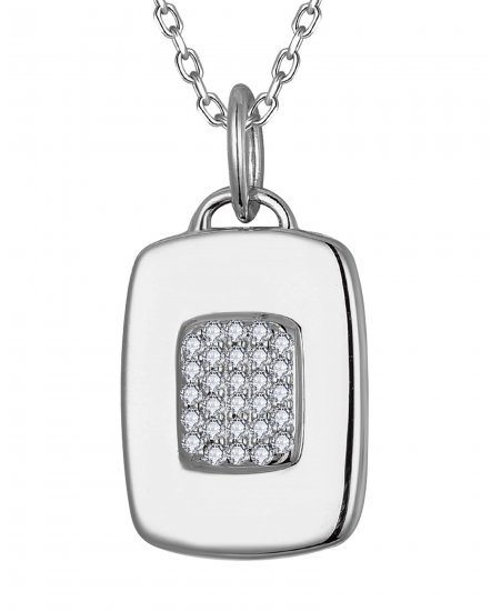 DOG TAG DIAMOND PENDANT (TP4024)